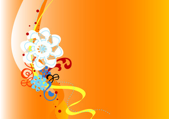 vector illustration of a flower