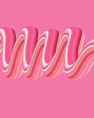 Spiral artistic pastel color abstract  illustration for wallpaper background