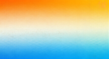 Abstract color gradient background grainy orange blue yellow white noise texture