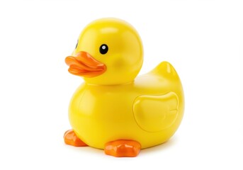 Yellow rubber ducky baby item for bath time