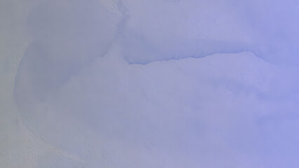 Obraz premium Serene watercolor landscape depicting gentle clouds and tranquil sky in soft pastel hues