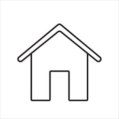 home icon on a white background