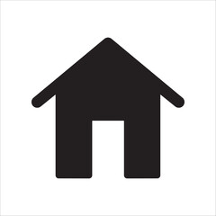 house icon on black background