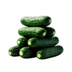 cucumber isolated on white