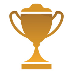 Golden trophy