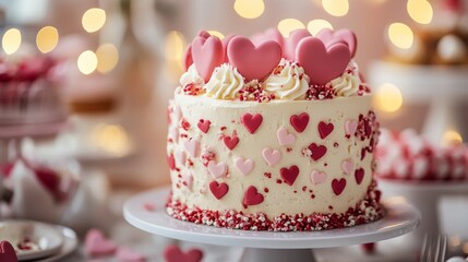Romantic Valentine's Day Cake