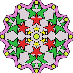 vector illustration of a colorful geometric background