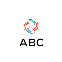 ABC Letter logo white background