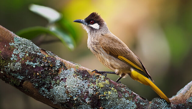 yellow vented bulbul pycnonotus goiavier