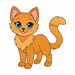 cat, cartoon, animal, kitten, pet, vector, illustration, cute, feline, domestic, kitty, pets, animals, drawing, fur, funny, tail, mammal, fun, art, character, paw, design, happy, sitting