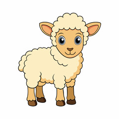 vector illustration of a sheep