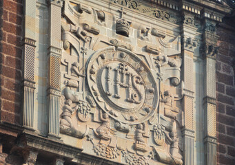 Ornate Stone Carving Detail