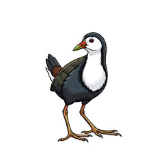 White breasted Waterhen PNG