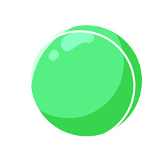 Green Neon shiny pearl illustration icon line vector 2d style