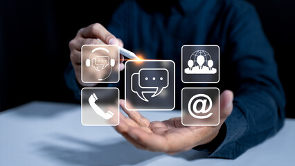 Client support service offers online chat, electronic communication, and contact us assistance, providing fast help, care, and information for seamless business connection