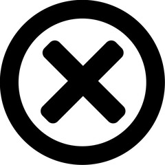 cross mark button
