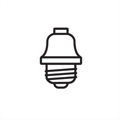 old lamp isolated on white background