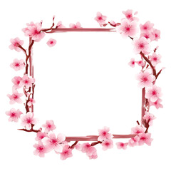 Obraz premium Colorful Floral Frame with a Simple Unique Touch 