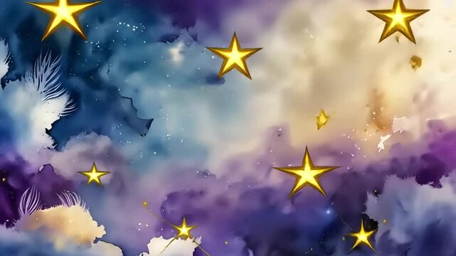 night sky with stars