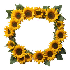 Colorful Floral Frame with a Simple Unique Touch
