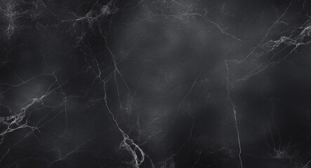 Dark Marble Texture with White Veins. A Sophisticated and Elegant Background Image.