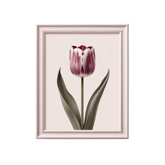 Colorful Floral Frame with a Simple Unique Touch
