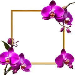 Colorful Floral Frame with a Simple Unique Touch
