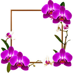 Colorful Floral Frame with a Simple Unique Touch
