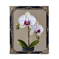 Colorful Floral Frame with a Simple Unique Touch
