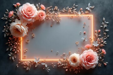 Black opal invitation background. 