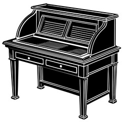 piano vector illustration