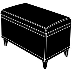 chest of drawers isolated