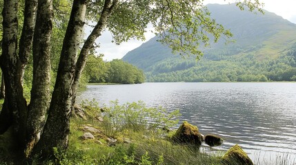 lake in the mountains