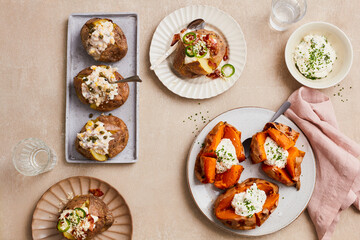 baked potatoes