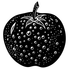 vector illustration of an apple