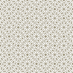 Seamless geometric abstract pattern with a modern style