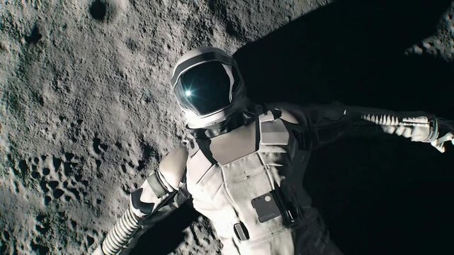 human activity on the lunar surface