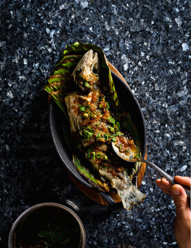 grilled asian fish