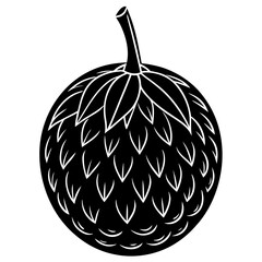 vector illustration of an apple
