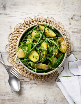 potato salad with green beans 
