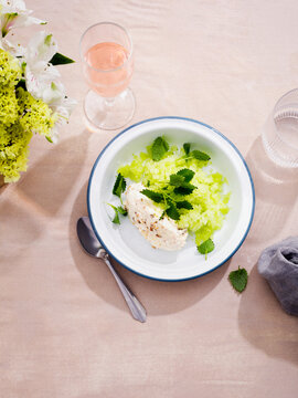 grape granita desert