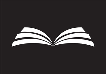 open book vector illustration