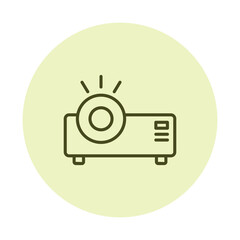 Projector pentaglow , vector, pixel perfect, illustrator file  
