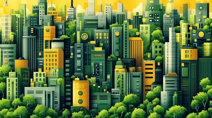 clean vector illustration of digital transformation in business, cloud computing, data analytics, artificial intelligence, tech infrastructure