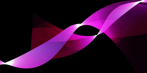 Abstract autumn gradient background with warm orange, pink and purple colors. Vector background