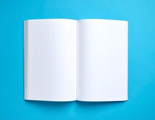 blank open book