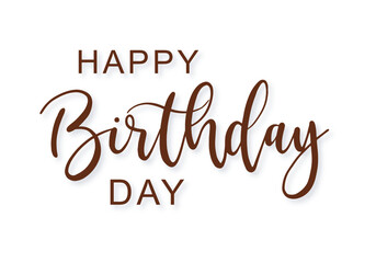 Happy birthday greeting vector design. Birthday greeting text in yellow space with gift box, party hat, whistle hanging elements and paper cut clouds background. Vector illustration birthday