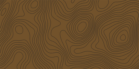Topographic map like abstract backdrop. Fractal lines, organic pattern print, Seamless earth line, Wavy lines shaped like the contours of the land, geographic grid map, mountain, area.