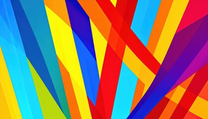 Obraz premium Vibrant abstract art display digital medium colorful background creative design contemporary style