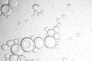 Close up macro soda drink bubble texture,soda water bubbles sparkling transparent.